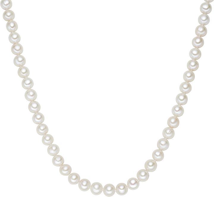 Valero Pearls Damen Sterling Silber Süsswasser-Zuchtperle silber - 2236 (Sterling Silber)
