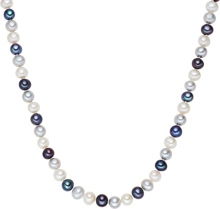 Produktbild Valero Pearls Damen Sterling Silber Süsswasser-Zuchtperle silber - 2244 (Sterling Silber, 45 cm)