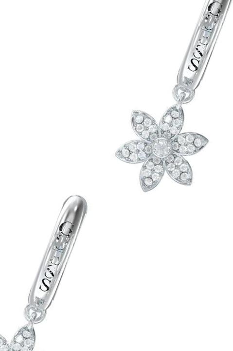 Produktbild Guess 30MM PAVE FLOWER HUGGIES Ohrringe (Edelstahl)