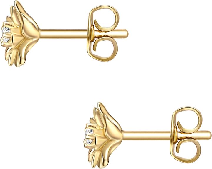 Produktbild Glanzstücke München Damen Blüte Sterling Silber Zirkonia gelbgold - 24006 (Sterling Silber)