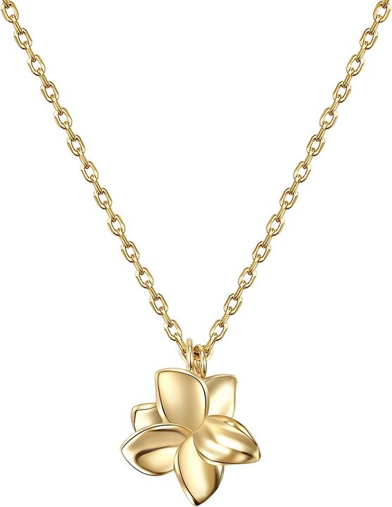 Produktbild Glanzstücke München Damen Blüte Sterling Silber gelbgold 40,0 cm Basiskette + 5,0 cm Verlängerung - 24018 (Sterling Silber, 40 - 45 cm)