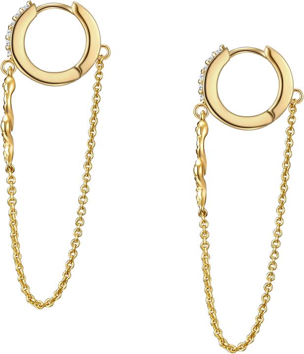 Produktbild Glanzstücke München Damen Sterling Silber Zirkonia gelbgold - 24030 (Sterling Silber)