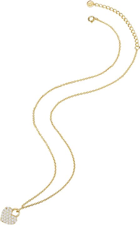 Produktbild Glanzstücke München Damen Herz Sterling Silber Zirkonia gelbgold 40,0 cm Basiskette + 5,0 cm Verlängerun - 23784 (Sterling Silber, 40 - 45 cm)