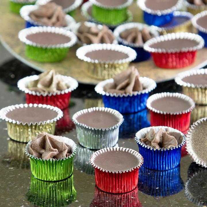 Produktbild Städter 50 Pralinenkapseln aus Aluminium, farblich assortiert (2.50 cm)