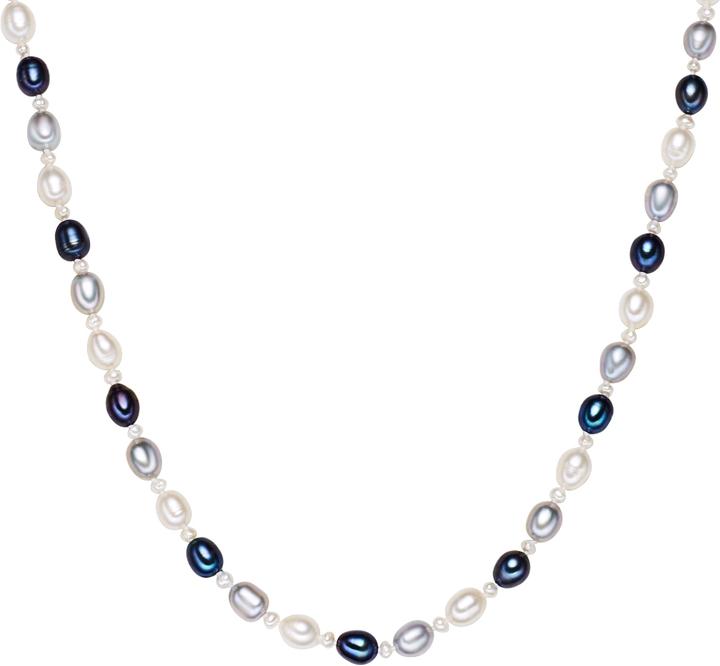 Immagine prodotto Valero Pearls Donna Argento perle d'acqua dolce coltivate argento 43,0 cm - 2952 (Argento, 43 cm)