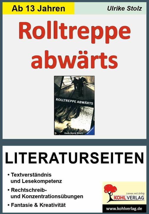 Produktbild Rolltreppe abwärts / Literaturseiten (Deutsch, Ulrike Stolz, 2004)