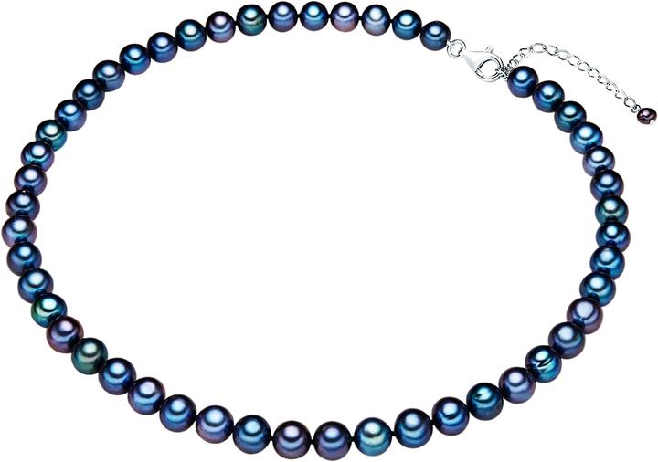Produktbild Valero Pearls Damen Sterling Silber Süsswasser-Zuchtperle silber 43,0 cm Basiskette + 5,0 cm Verlängerung - 3336 (Sterling Silber, 43 - 48 cm)
