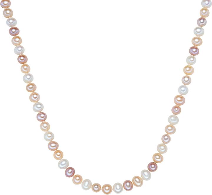 Immagine prodotto Valero Pearls Donna in argento sterling con perle d'acqua dolce coltivate - 3832 (Argento, 42 cm)