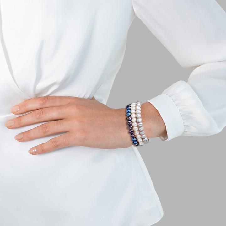 Actual product image Valero Pearls Ladies freshwater cultured pearl 19.0 cm - 3970 (19 cm, Freshwater cultured pearl)