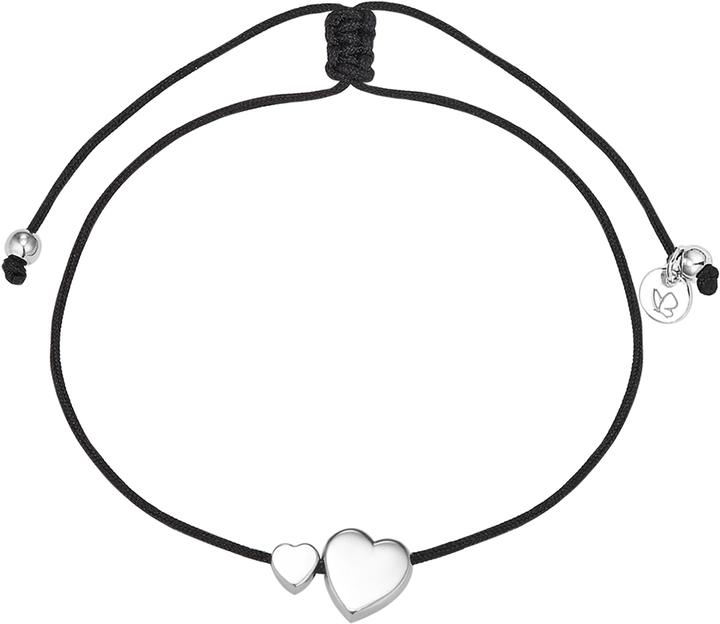 Glanzstücke München Damen Herz Sterling Silber silber 15,0 - 22,0 cm, flexibel einstellbar - 9538 (22 cm, Sterling Silber)