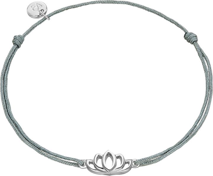 Produktbild Glanzstücke München Damen Lotusblume Sterling Silber silber 15,0 - 22,0 cm, flexibel einstellbar - 9014 (22 cm, Sterling Silber)
