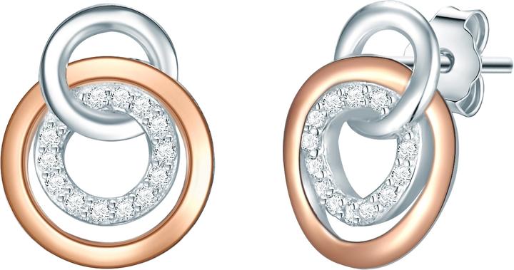 Produktbild Rafaela Donata Damen Sterling Silber Zirkonia silber/roségold - 9806 (Sterling Silber)
