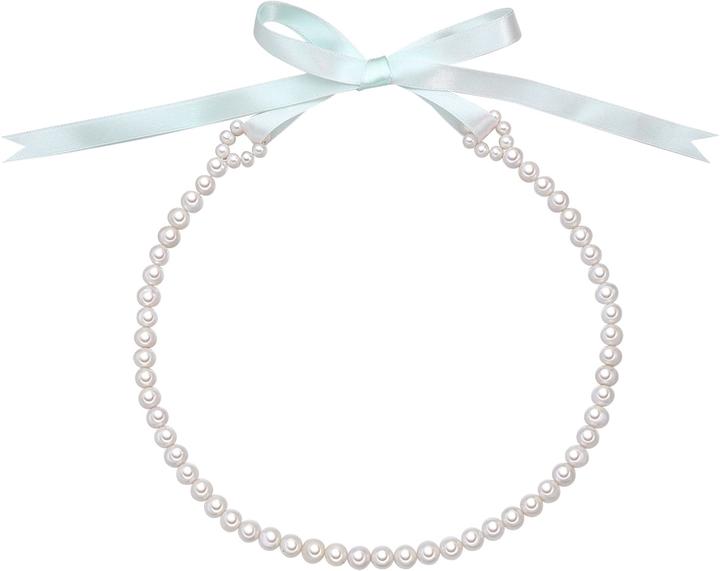 Image du produit Valero Pearls Femme Satin Perles de culture d'eau douce menthe 45,0 cm - 24391 (Satin, 45 cm)