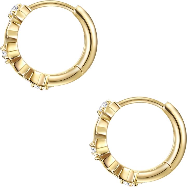 Produktbild Glanzstücke München Damen Sterne Sterling Silber Zirkonia gelbgold - 24533 (Sterling Silber)