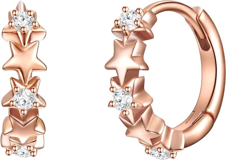 Immagine prodotto Glanzstücke München Stelle da donna in argento Sterling Cubic Zirconia Oro Rosa - 24535 (Argento)