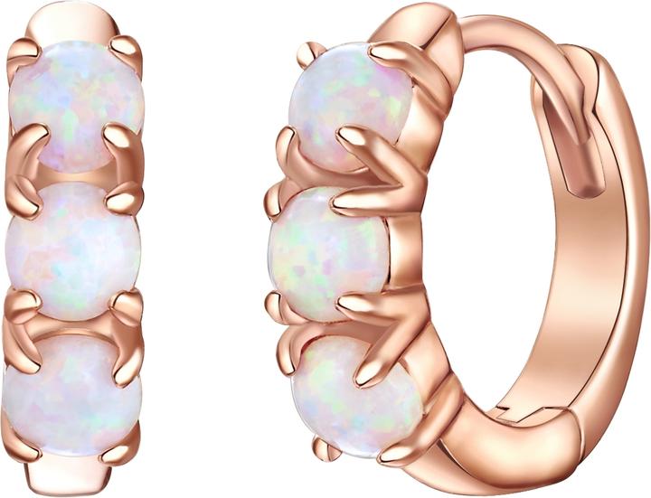 Produktbild Glanzstücke München Damen Sterling Silber Opal (synth.) roségold - 26655 (Sterling Silber)