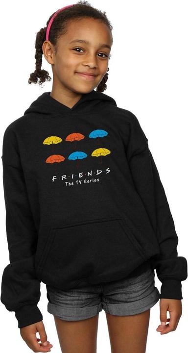 Actual product image Friends Girls Coloured Umbrellas Hoodie (140, 146)
