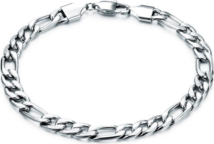 Actual product image True Rebels Men stainless steel silver - 26785 (21 cm, Stainless steel)