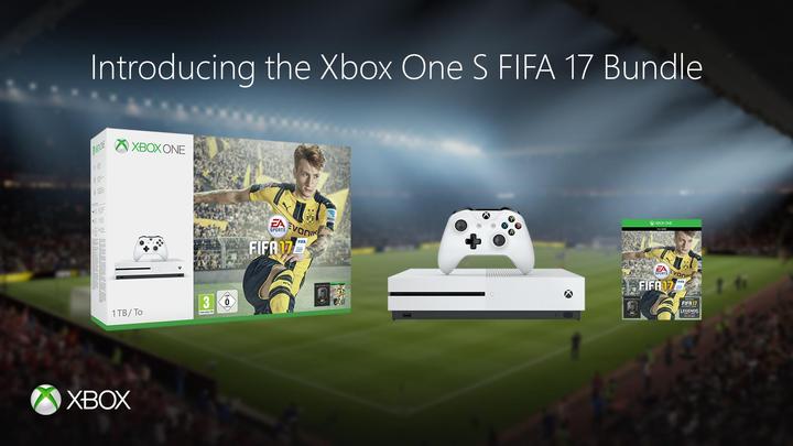 Actual product image Microsoft Xbox One S 1TB, Fifa 17 Bundle