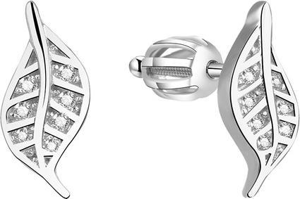 Produktbild Beneto Silver earrings with zircons AGUP1634S