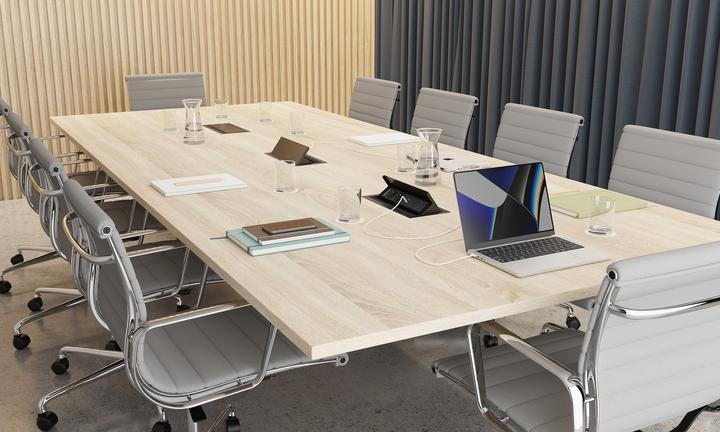 Produktbild Max Hauri CUBOBOX Steckdoseneinheit schwarz S 3-fach 2x Typ 13 1x USB-C 60W (2 x, USB-C, Typ 13, 0.30 m)