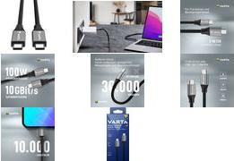 Image du produit Varta Câble Speed Charge & Sync USB Type C vers USB Type C (2 m, USB 3.1)