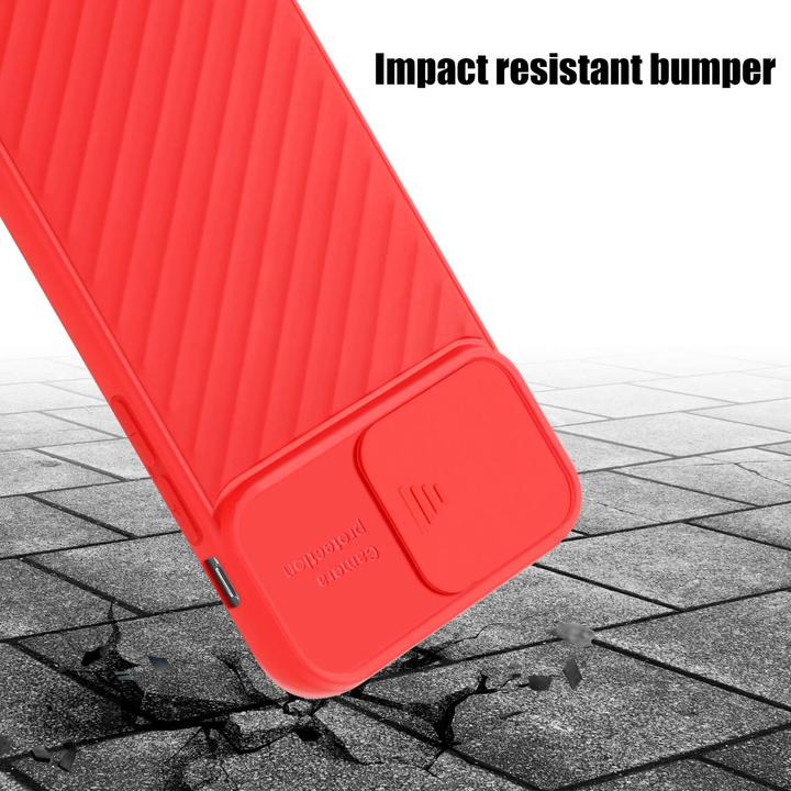 Immagine prodotto Cadorabo Cover in TPU con protezione della fotocamera (Apple iPhone 12 Pro Max)