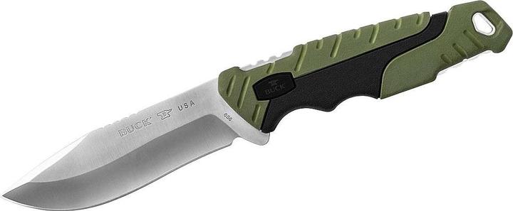 Produktbild Buck Gürtelmesser 656 PURSUIT, Stahl AISI 420HC, Full Tang, GFK-Nylon-/Versaflexgriff, schwarz-grün (12.50 cm)
