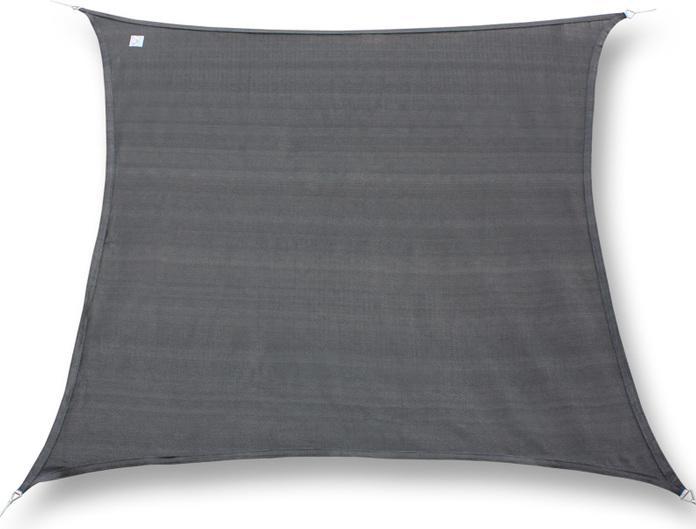 Image du produit Swisshandel24 Voile d'ombrage imperméable carré 3x3m, graphite (3 x 3 m)