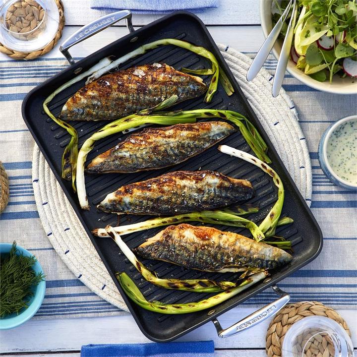 Actual product image Le Creuset Grill plate with grooves (35 cm, Grill pan, Aluminium)