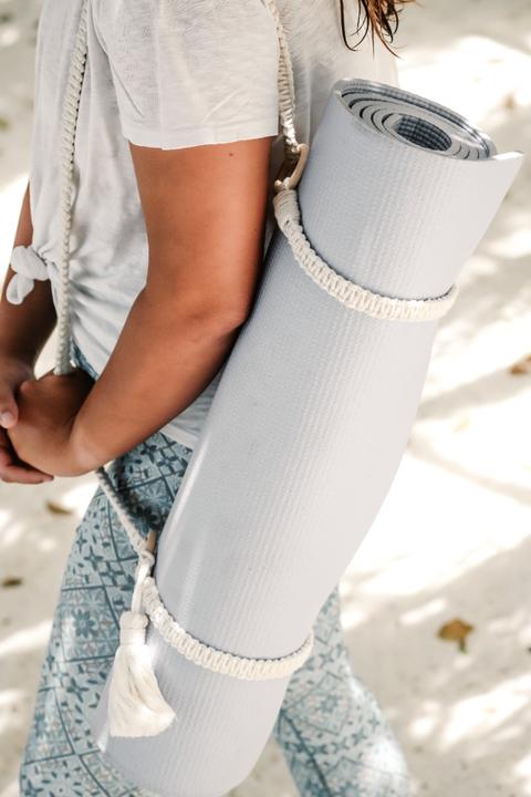 Actual product image Sasak Market Strap for yoga mat macrame