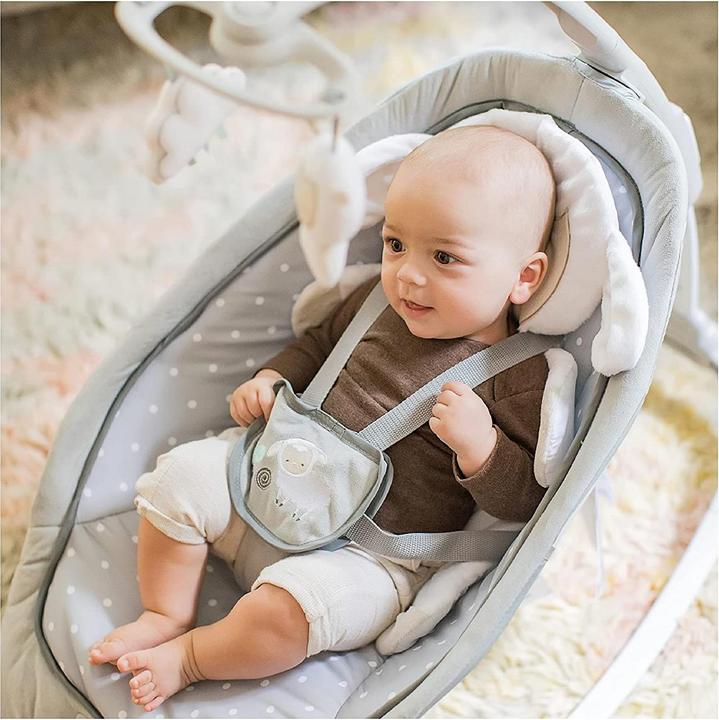 Immagine prodotto Ingenuity Sdraietta per bambini con funzione di dondolo e vibrazione, fino a 18Kg