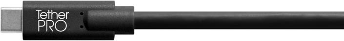 Actual product image Tether Tools TetherPro, USB-C/Mini-B 2.0 Kabel, 4.6 m USB-C / 2.0 Mini-B, 4.6 m, Schwarz (4.60 m, USB 2.0)