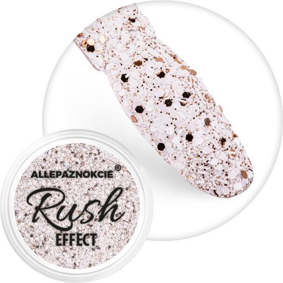 Actual product image Molly Lac Nail Art Rush Effect White/Gold (Gold, White)