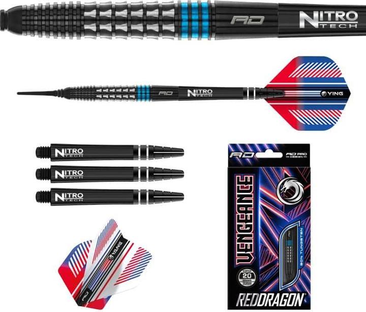 Produktbild Red Dragon Vengeance Blue Softtip (20 g)