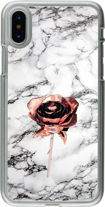 Actual product image PhoneLook Coque transparent Marble Rose Gold (Apple iPhone X, Apple iPhone XS)
