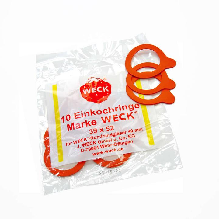 Immagine prodotto Weck 10 pezzi. Anelli di conservazione RR40 39x52 (10 pz., 0.36 l)