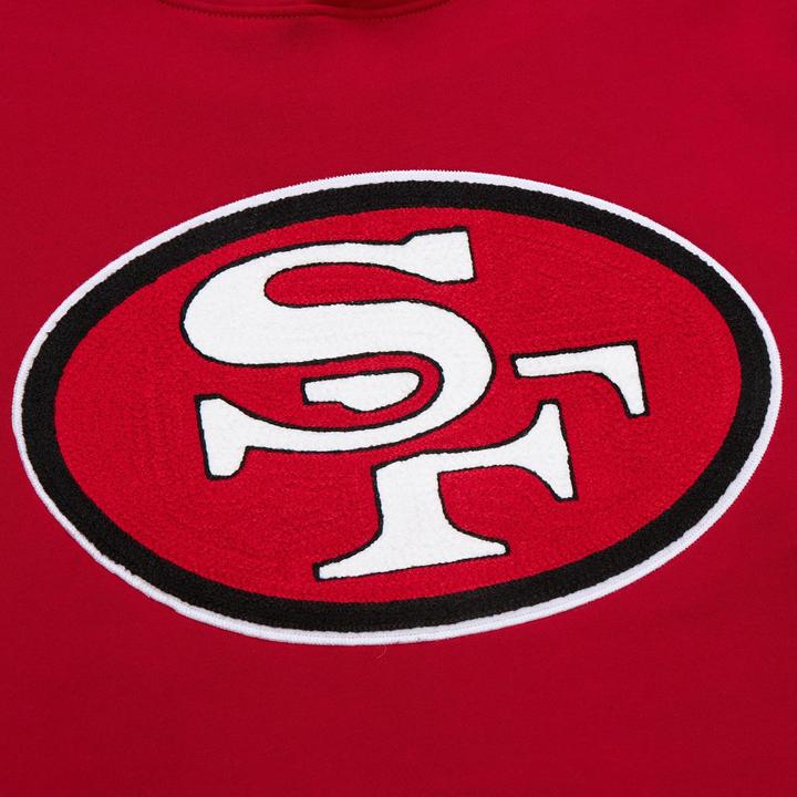 Produktbild Mitchell & Ness Fleece Hoody STITCH San Francisco 49ers - L (L)