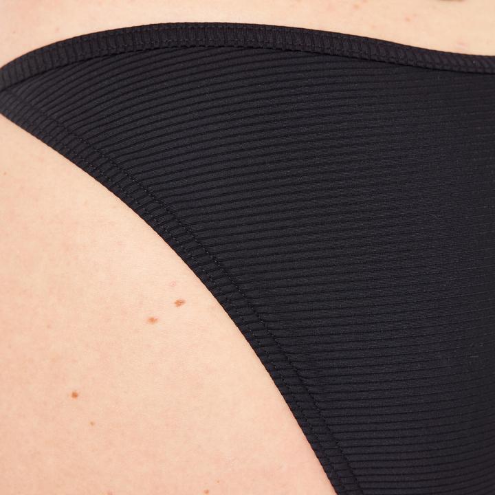 Produktbild Olaian Bikini-Hose Damen seitlich gebunden strukturiert Sofy schwarz (42)