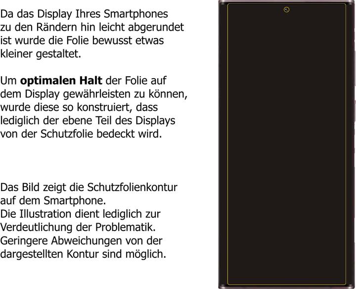 Image du produit Dipos Film de Protection d’écran Anti-Shock (2 pièce(s), Samsung Galaxy S22 Ultra)