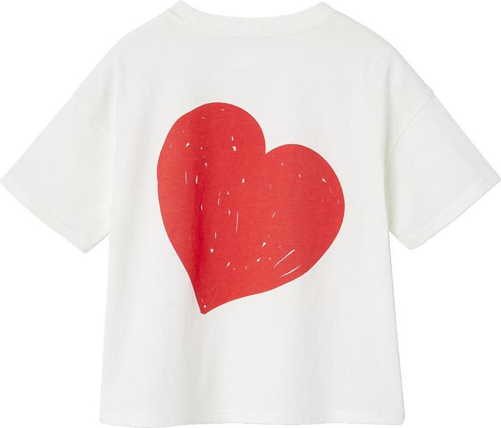 Actual product image Vertbaudet Bedrucktes Mädchen T-Shirt, leichte Oversized-Form (140)