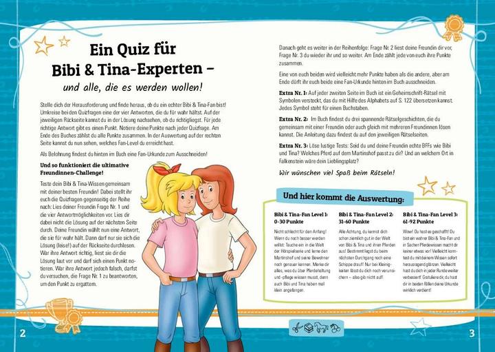 Produktbild Bibi & Tina - Das Quiz für Fans (Deutsch, Svenja Dieken, Schwager & Steinlein Verlag, 2022)