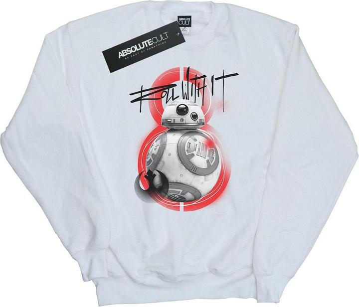 Actual product image Star Wars Mens The Last Jedi BB-8 Roll With It Sweatshirt (XXL)