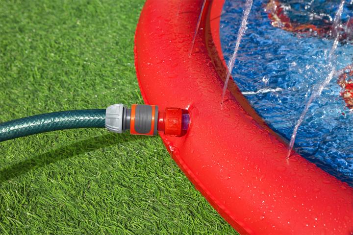 Actual product image Bestway Inflatable Paddling Pool Mat with Fountain Spider-Man 165 cm 98792