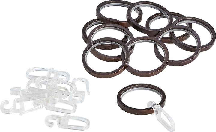 Produktbild micasa Metall Vorhangringe 34x27mm