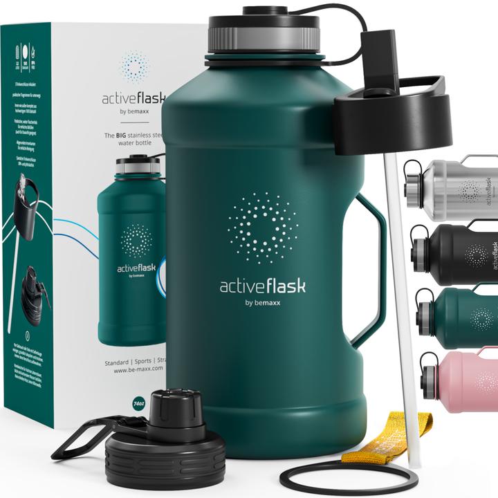 Actual product image BeMaxx Active Flask Drinking Bottle, Single-Wall, 2200ml (2.20 l)