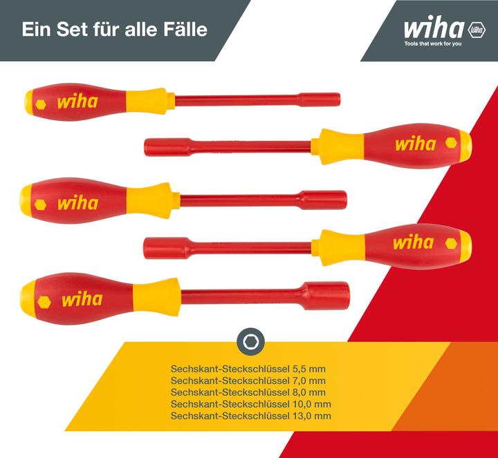 Image du produit Wiha Jeu de tournevis (Hexagone externe)