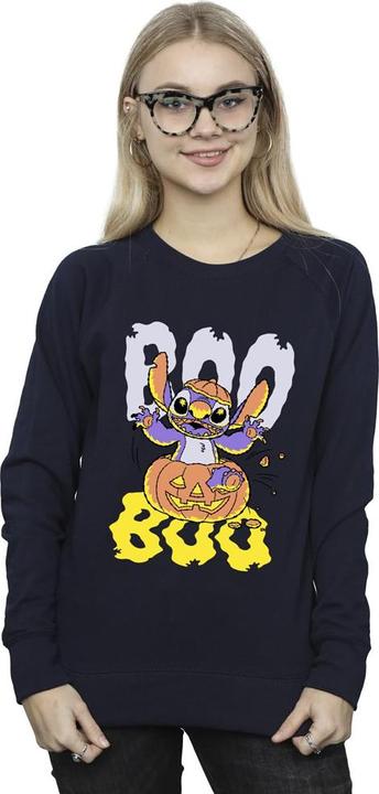 Actual product image Lilo & Stitch Womens/Ladies Boo Pumpkin Sweatshirt (3XL)