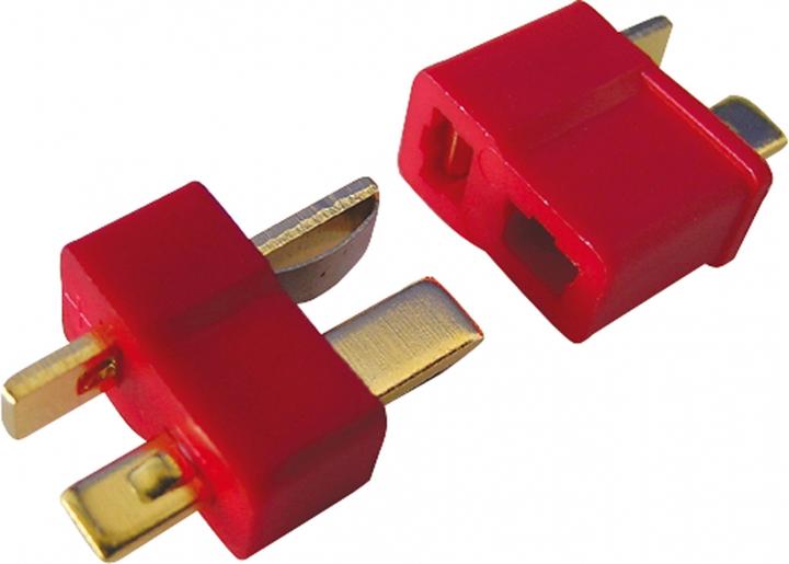 Actual product image Jamara High current plug -socket Lipo pair