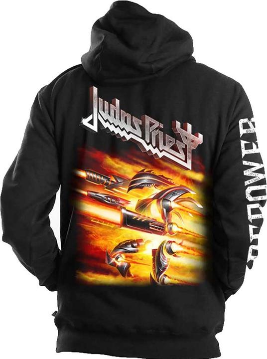 Actual product image Judas Priest Unisex Adult Firepower Full Zip Hoodie (S)